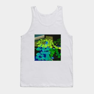 Water Lilies Nature Painting Tank Top